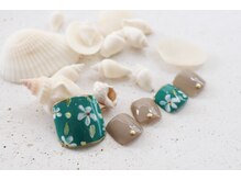 ネイルサロン ウノ 湘南平塚(UNO)/フラワーフット