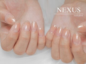 ネクサス(NEXUS)/オレンジチークネイル