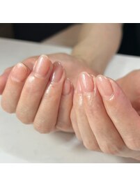 天然石ネイルワンカラー