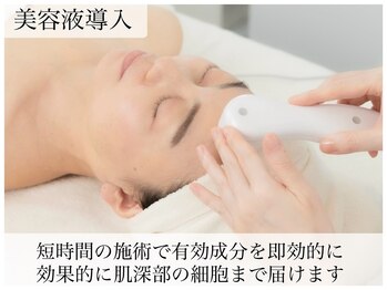 ヌー 栄(nuu)/シミケア施術の流れ/美容液導入