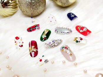 クリスマスネイル