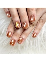 マイオティック ネイル(miotic nail)/オレンジブラウンマグネット