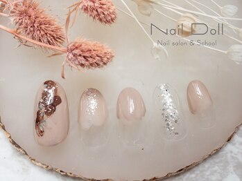 ネイルドール(Nail Doll)/インク×ピンク