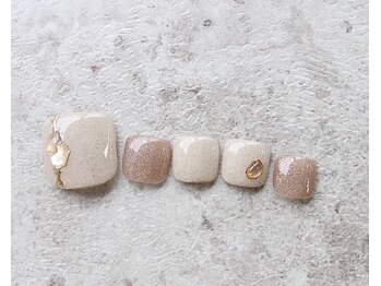 ネイルルーム エルナ(nail room ELNA)/フット定額デザイン￥8000