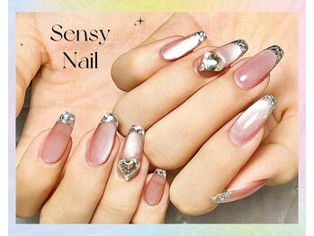 センシー ネイル スタジオ(Sensy Nail Studio)/最高にゴージャスなフレンチ