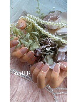 ネイルアール(nail R)/ラメフレンチネイルです♪