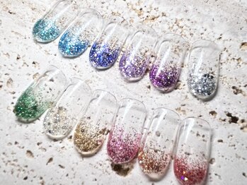 ラメグラデーション