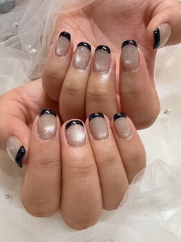 アニー(annie hair design)/マグネットフレンチネイル