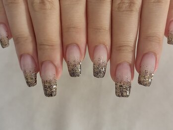 ソワレ(Soiree)/ブラウンラメグラデーション