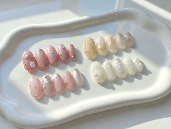 ネイル エミュスト(Nail Emuest)の写真/◆Emuest定額制コース◆はシンプル～ニュアンス～個性派デザインまで幅広く対応◎3種類の定額制コース♪