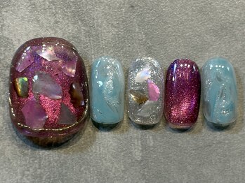 カラネイル 南森町店(calla nail)/シェル キラキラ