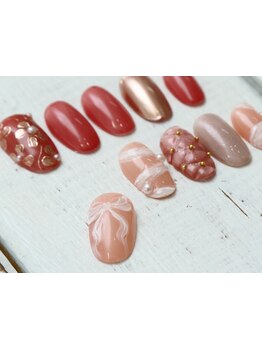 手描きアートが得意なサロン