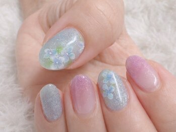 アップネイルの写真/≪名古屋ネイルサロン最安値≫何度でも安い¥3900/¥4900★"モチ良し"で大人気！最新アートデザインも豊富◎