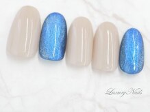 ラグジュアリーネイルズ アカバネ(Luxury Nails Akabane)/奥行き*マグミラーネイル