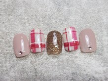 コキーユ(Coquille)/チェックネイル