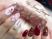 アン ジョーヌドラゴ/アシメ☆アートネイル