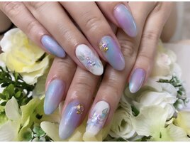 【高】あじさいネイル