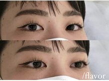 スラッシュフレーバー(/flavor)/アイブロウWAX＆パーマ♪