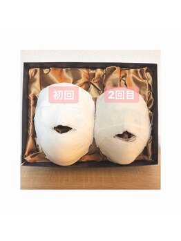 小顔コルギサロン シー(She)/石膏パックの変化！
