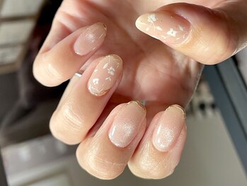 アメリアンドカシェット(Amelie&Cachette)/ブライダルネイル:maika