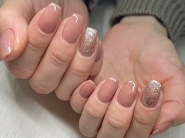 スキンカラーネイル(ラメ追加)