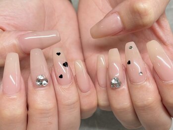 プティ アイビューティ 京橋店(peTiT eyebeauty)/ハートホロ ワンホンネイル