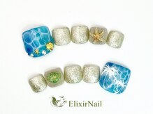 エリクサーネイル 神田(Elixir Nail)/フットやり放題/クーポン使用