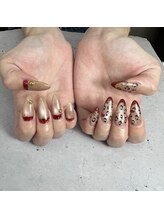 エムズネイル(M’s NAIL)/マグネット×レオパード☆