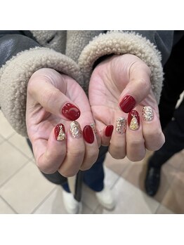 エーナイン イオンモール苗穂店/クリスマスネイル