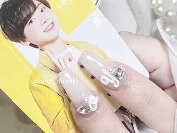 リンドネイル バイ モカ アンド ララ(Lind nail by moca and LaLa)/【mizuki】3Dネイル