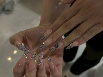 エルビーネイルシェリー 天王寺店(LB.nail cherie)/長さだし/デザインフレンチ