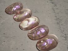 ビューティトリップ(Beauty TRIP)/マグ＆パウダーの艶ネイル