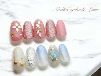 リセ 銀座本店(Lisse)の写真/初回OFF無料!毎月変わる初回定額アート￥6500/￥7500/￥9500☆選べるデザインが豊富、カラー変更OK☆