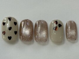 ハートマグラメピンク冬¥6000