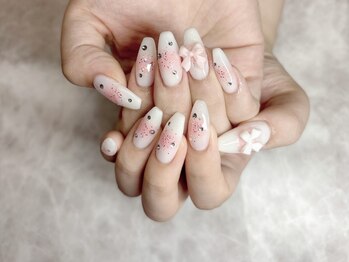 ネルフィーズ(NAILFY's)の写真/【SNSで話題！韓国・ワンホンネイル】モテ可愛デザインを豊富にご用意♪是非お気軽に足をお運びください♪