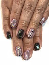 アース ネイルアイラッシュ 前橋店(EARTH Nail&Eyelash)/ユニコーンネイル￥8000