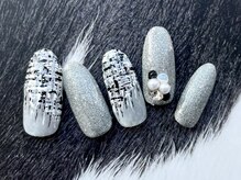 ターラ(Tara)/モードなツイードネイル