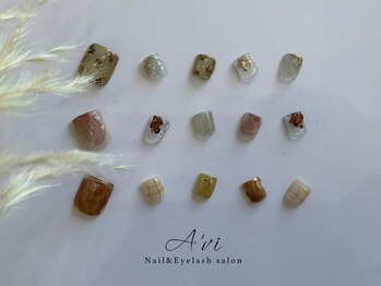 ネイルアンドアイラッシュ アヴィ(Nail and Eyelash A'vi)/11月定額デザイン