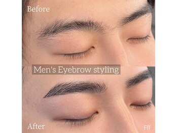フフフ(Fff)/メンズアイブロウ 毛量調節あり