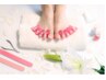 フット★オフのみ★爪形成＆艶出し込み*フットバス付き
