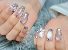 ダークハニー 池袋店(Dark Honey)/ちゅるキラキラピンクネイル