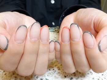 アミュリー ネイル アトリエ(Amury nail atelier)/スキニーフレンチ 大人 オフィス