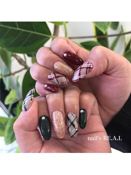 ネイルズリアル(nail's REAL)/チェックネイル