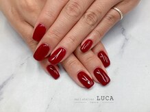 ネイルアトリエルカ(nail atelier LUCA)/W-999　大人上品ボルドーネイル