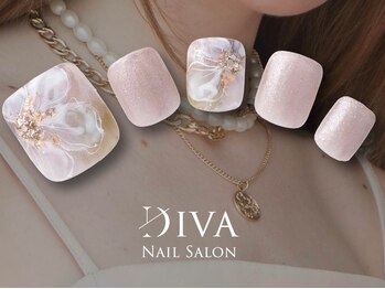 ネイルサロン ディーバ 梅田エナ店(Diva)の写真/【FOOTジェル★オフ込4本アート¥7810】価格×スピード×コスパ◎ハンド&フット同時施術ワンカラー¥11000!