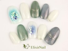 エリクサーネイル 五反田(Elixir Nail)/定額a シンプル／クーポン使用