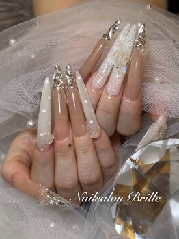 エスフィーネイルサロン ブリーユ(Esfy nailsalon Brille)/水玉レースネイル