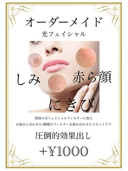 ビューティスタジオ ニコ(NICO/25)/オーダーメイド光フェイシャル