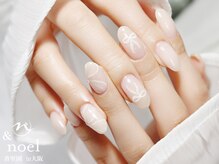ノエル(Noel)/フレンチガーリーリボンネイル
