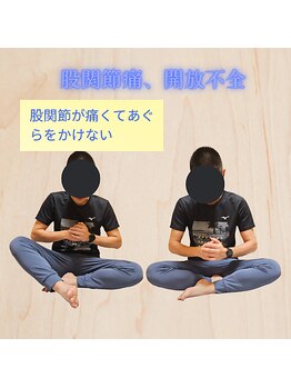 古式腱引き 甘田道場/股関節が硬い